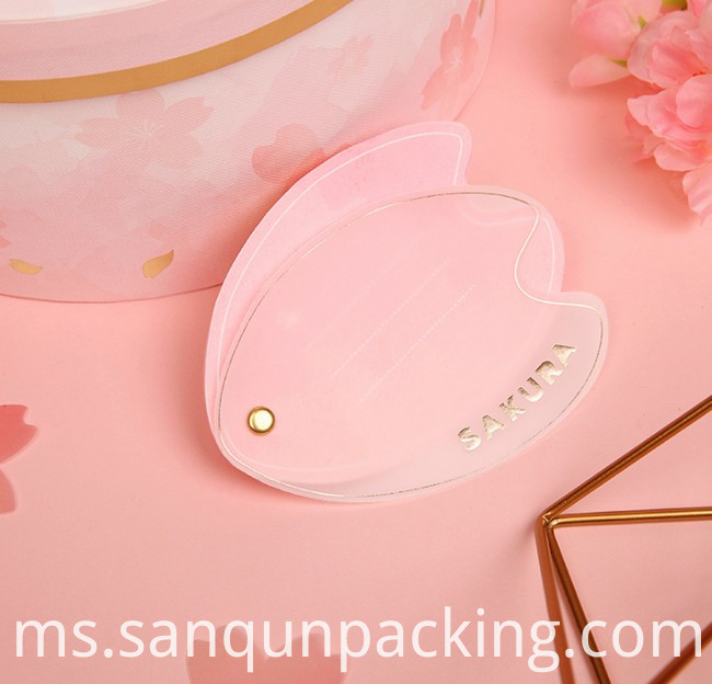 Kad Ucapan Merah Jambu Kecil Small Pink Greeting Card